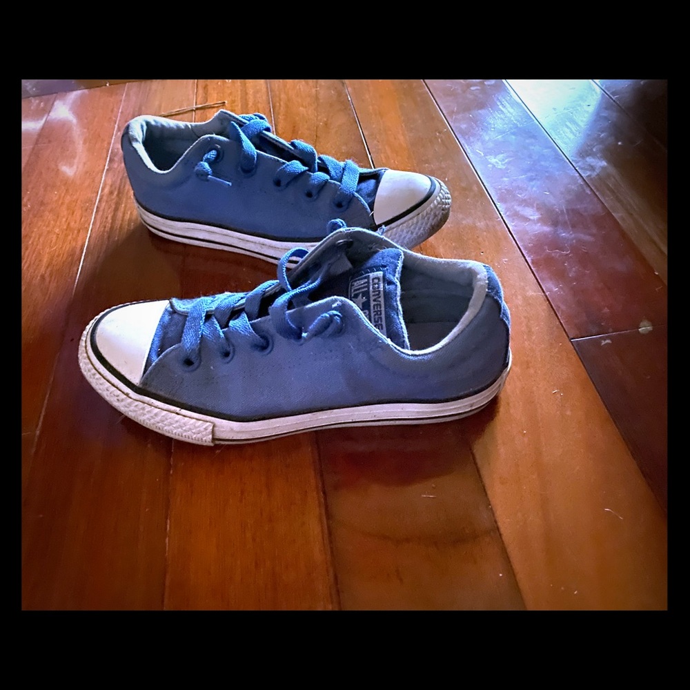Blue canvas Converse All Stars